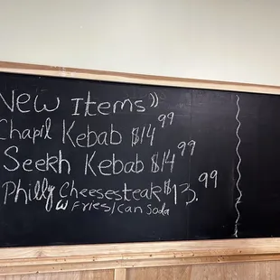 &quot;New Items&quot; Menu