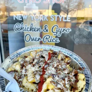Lamb Gyro Fries Platter