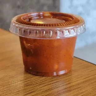 The Red Sauce has some kick!