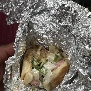 Chicken and Lamb Gyro (Combo) Sandwich