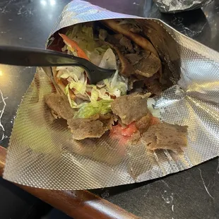 Gyro Pita Sandwich