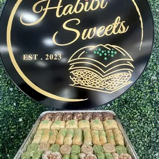 One of our mixed Turkish Baklava trays!