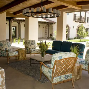 Outdoor Living Room at The Hacienda at the River