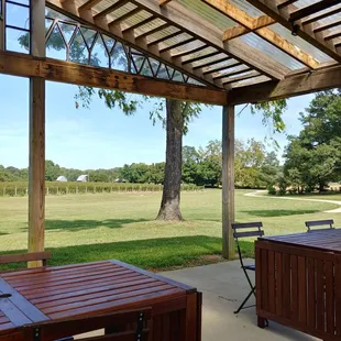 The view from the patio