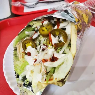 Sizzling chicken sandwich