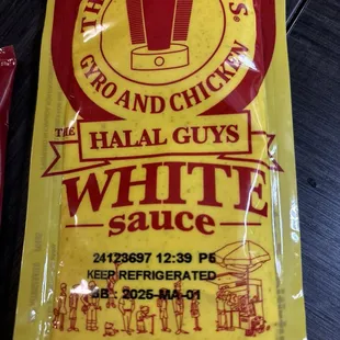 A tasty sauce for the falafel