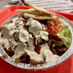 Regular Platter - Combo meat. Pretty good but not great or amazing honestly. I'd go again but not out of my way.