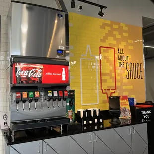 Self serve beverage dispenser.