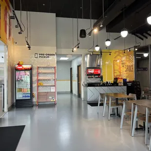 View of the dining area.