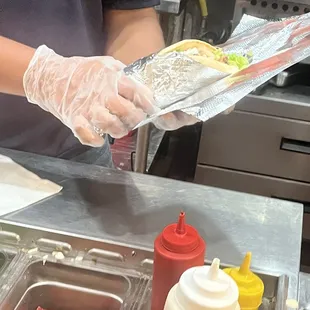 interior, burritos and wraps