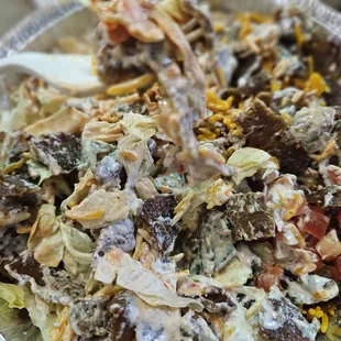 Beef Gyro Platter with white sauce