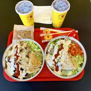 Combo platter &amp; Chicken Platter