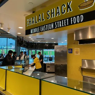 The Halal Shack inside the Highlander Union Building