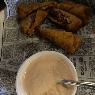 Delicious Ruben sliders with amazing sauce