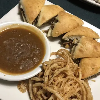 Cajun Roast Beef Sliders