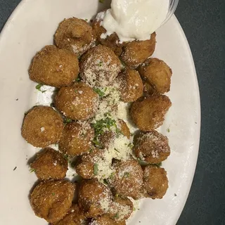 Golden Fried Mushrooms