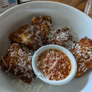 Toasted Cheese Ravioli