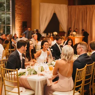 Wedding reception in the Emerald Room. Photo by Paul Maranan.