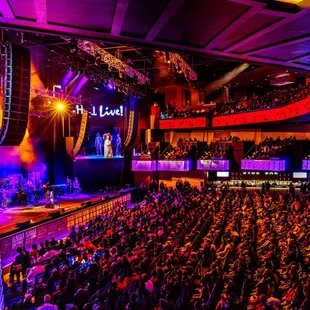 a large crowd at a concert