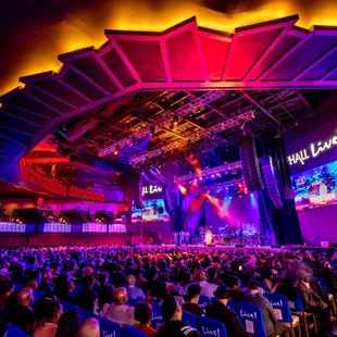 a large crowd at a concert