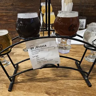 Beer Flight. The Jedi Mind Trick and Yam-azing! were really good!