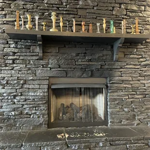 Fireplace at the Hall