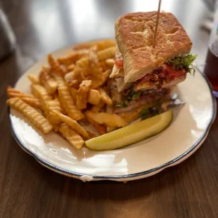 Grilled chicken sandwich