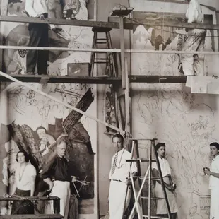 Painting the original murals