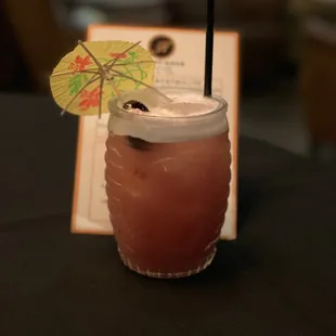 Tiki drink that's a long word