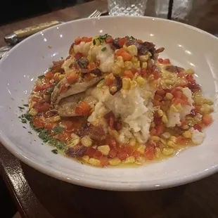 Succotash Chicken Stack