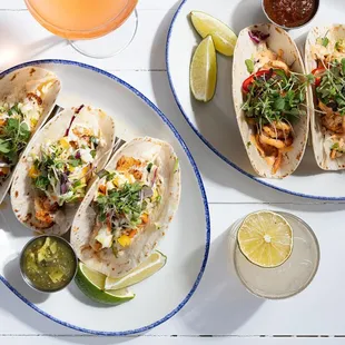 Baja Fish Tacos &amp; Shrimp Tacos