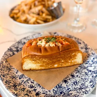 Parmesan Fries &amp; Lobster Roll