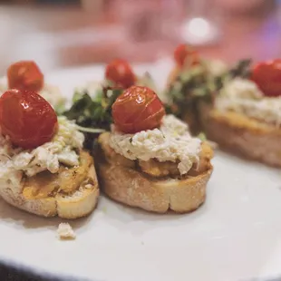 Crab  Shrimp Bruschetta