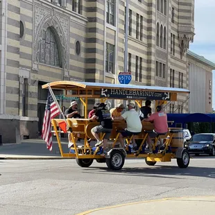 The Handlebar cruising through a red light at a very busy intersection in June 2022.