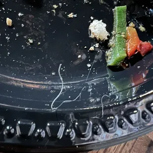 human hair in my food