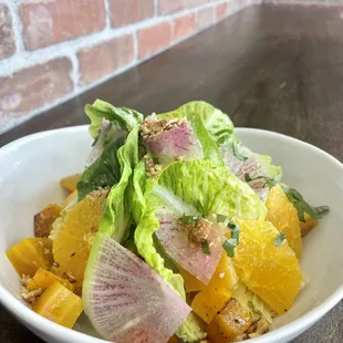 a salad in a bowl