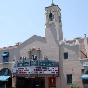 the front of the building