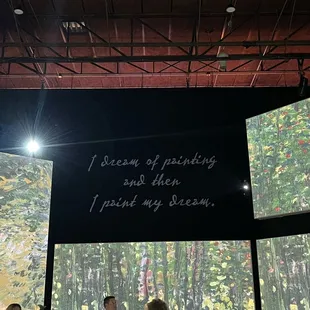 Van Gogh Alive Exhibit