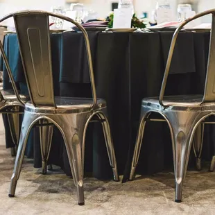 Tables and chairs are included with every rental.