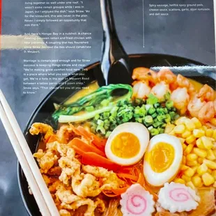 the menu