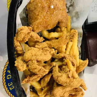 Homemade Chicken Strips with 2 Sides