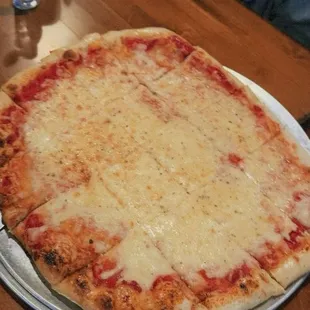 Cheese pizza- delicious!