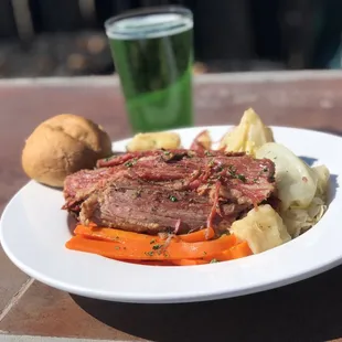 St. Patrick's Corned Beef and Cabbage.