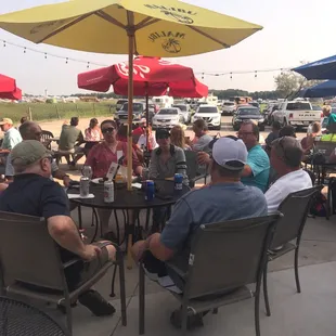 Overlooking the air show