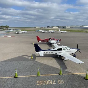 Outside seating views