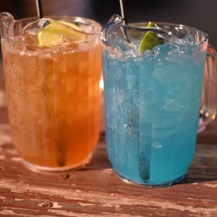 Mini pitchers for $8 Arnold Palmer &amp; Electric Lemonade