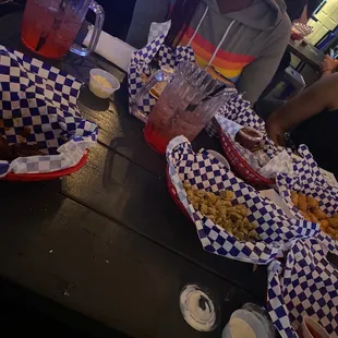 Bar food...drinks...friends