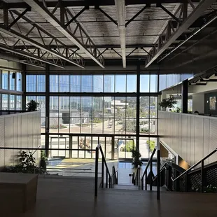 Upstairs view - high ceilings