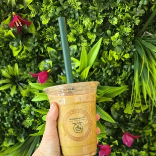 Iced Pistachio Latte