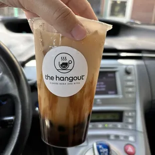 Tiger oat milk Milk Tea